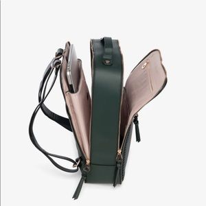 Calpak Kaya laptop bag in sold out limited edition Emerald green.